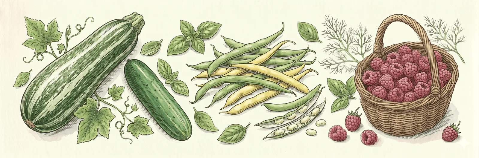 Gemüsegarten im Juli – Gartenarbeit, Aussaat und Ernte