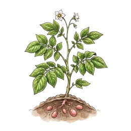 Frühkartoffeln – Wachstumsphase