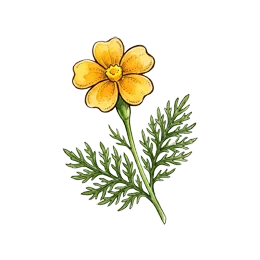 Gewürz-Tagetes – Pflanze oder Frucht
