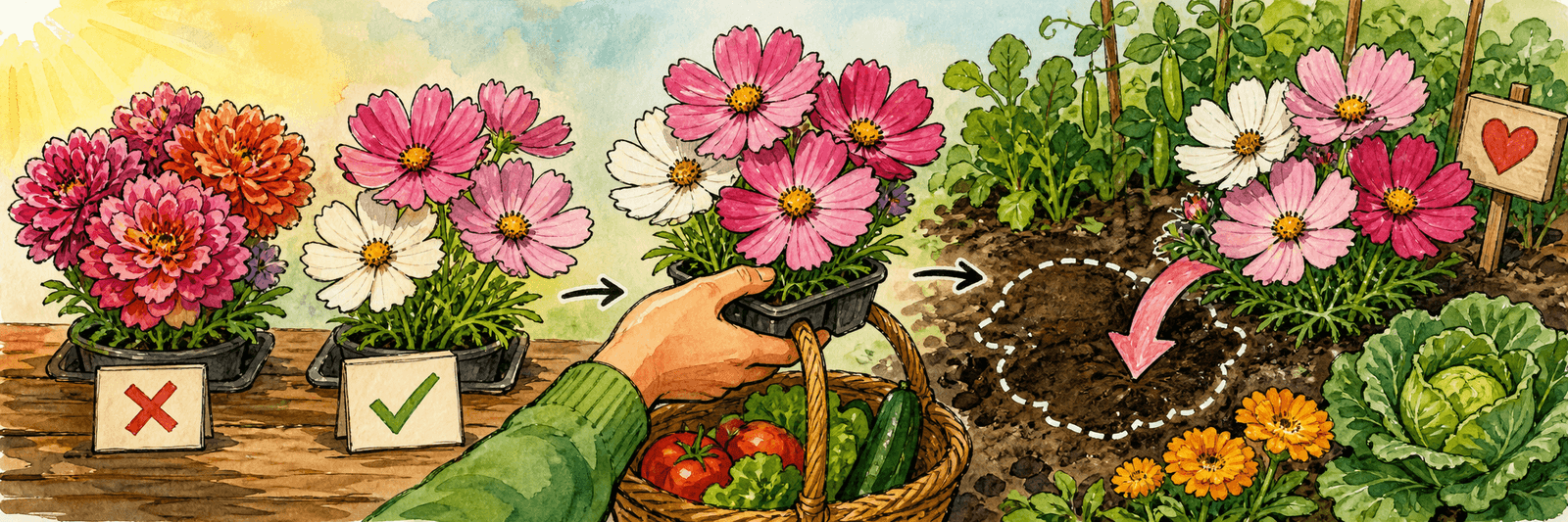 Ungefüllte offene Blüten werden gefüllten vorgezogen und gezielt für die eigene Lücke gekauft