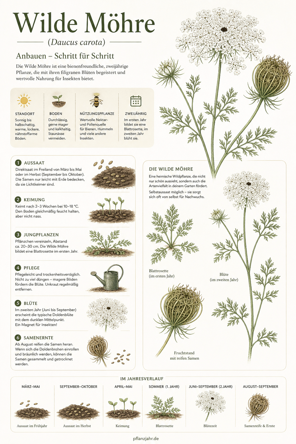 Infografik: wilde-moehre-anbauen