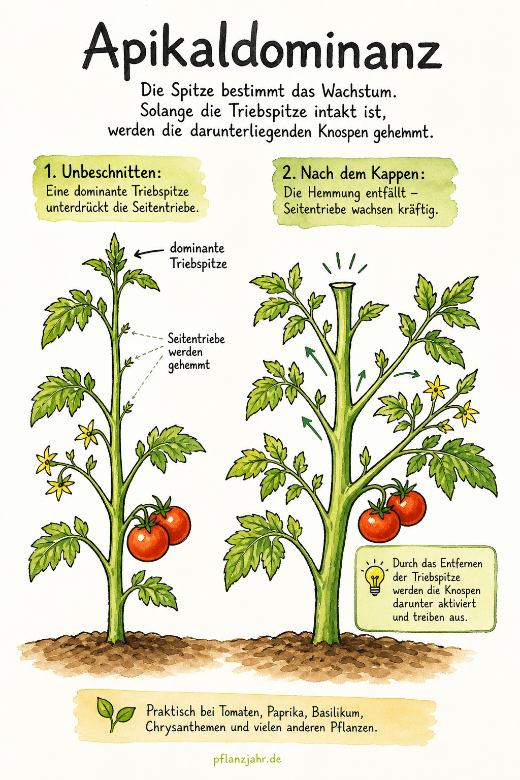 Infografik: Apikaldominanz