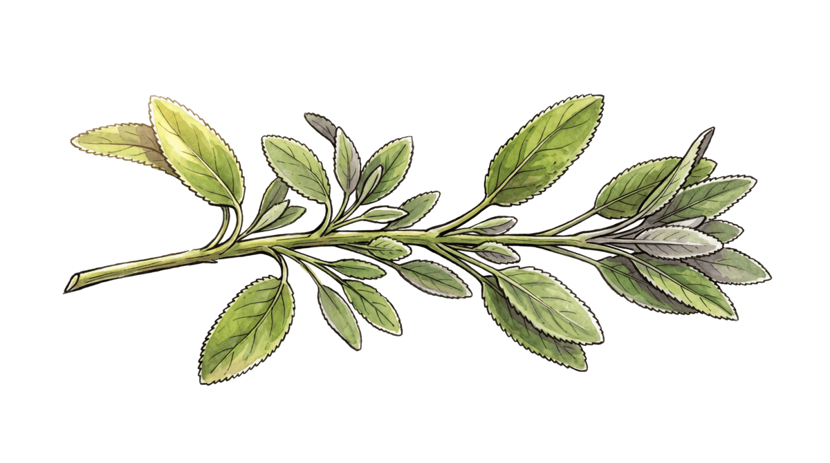 Salbei – Pflanze im Beet