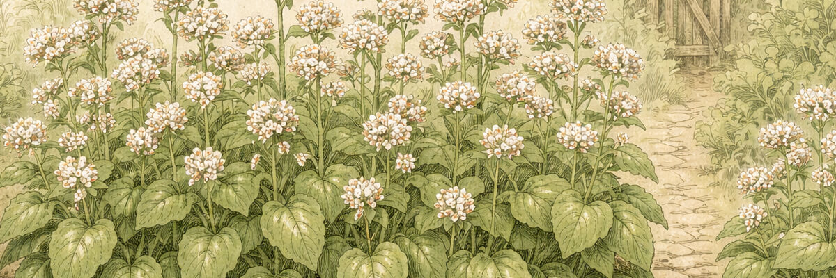 Buchweizen – Pflanze im Beet