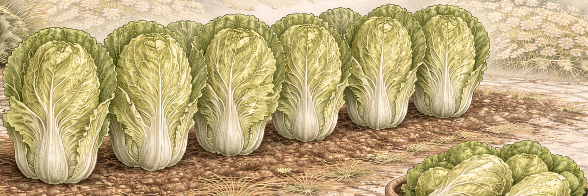 Chinakohl – Pflanze im Beet